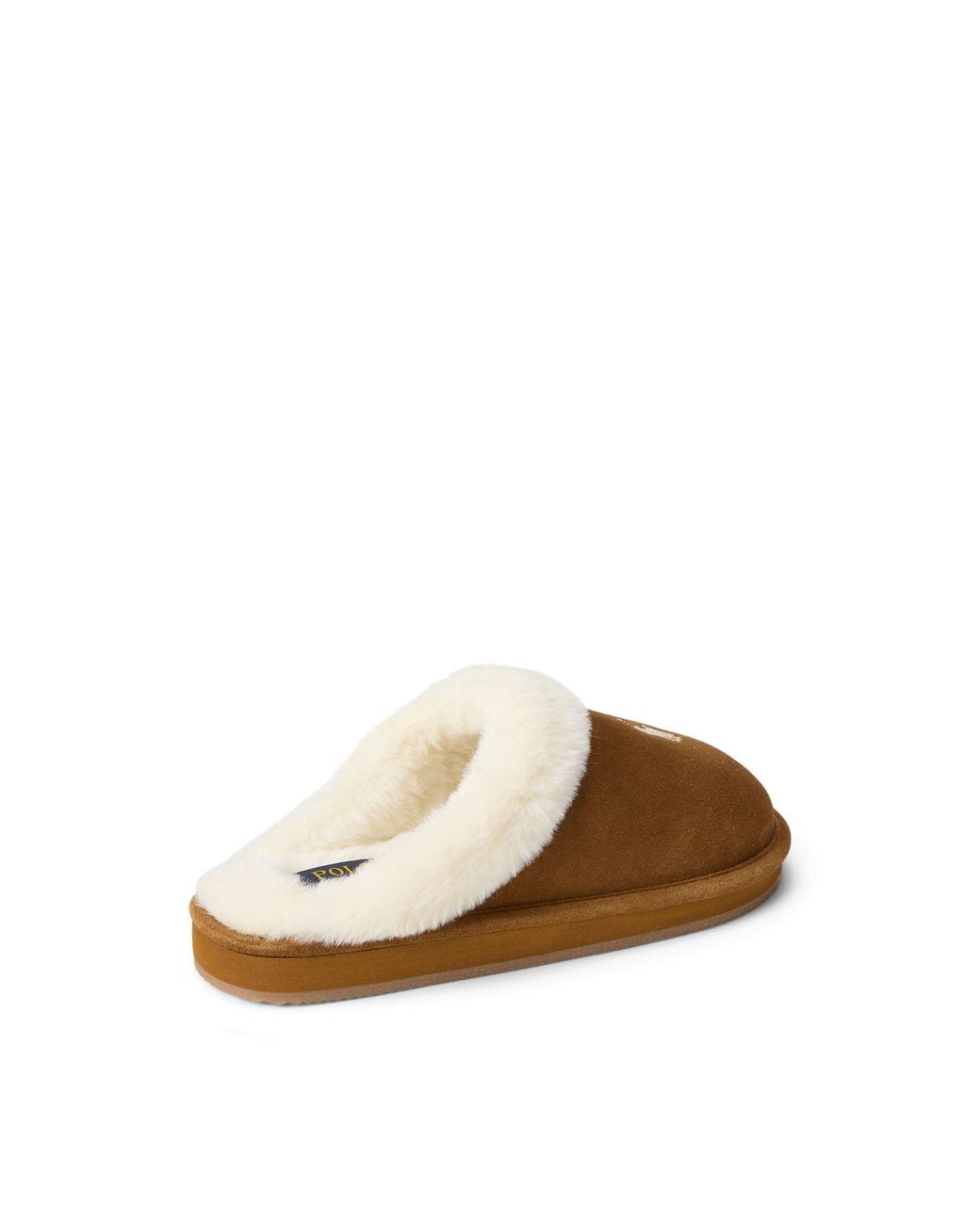 Polo Ralph Lauren Brown Kayleigh Suede Mule Slippers