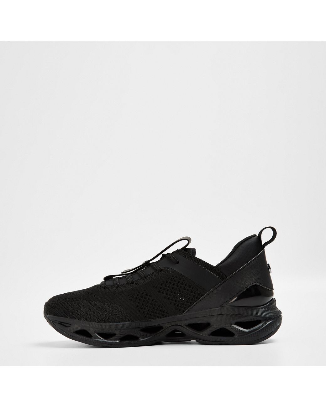 Steve Madden Black Surge 1 Mesh Trainers