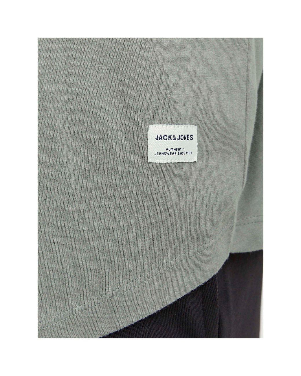 Jack & Jones Gray Jack+ Noa T-Shirt Plus Size for men