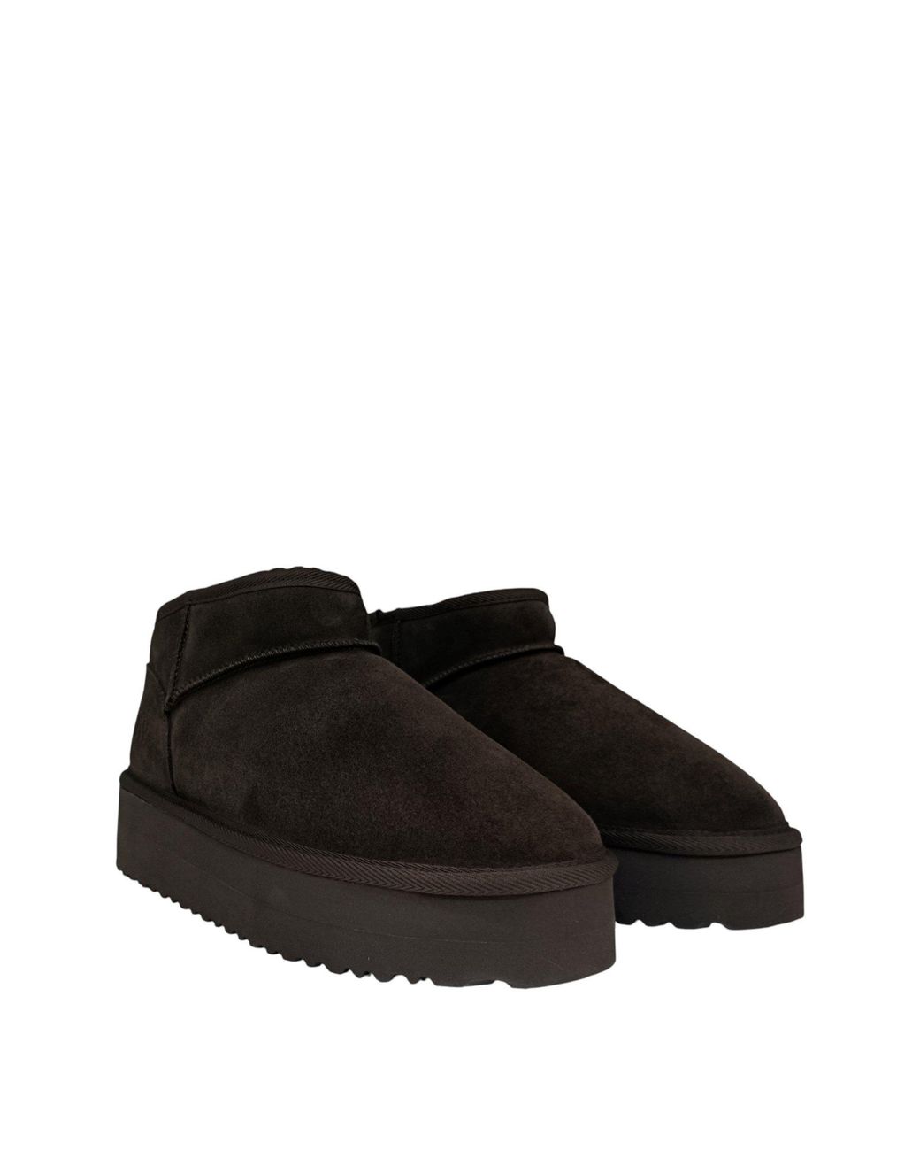 Jack Wills Black Platform Snug Boots