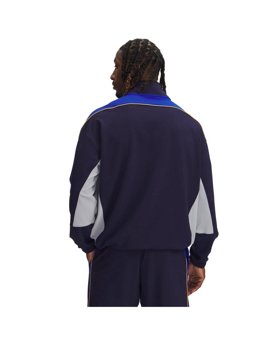 Under Armour Blue Tricot Tracksuit Top for men