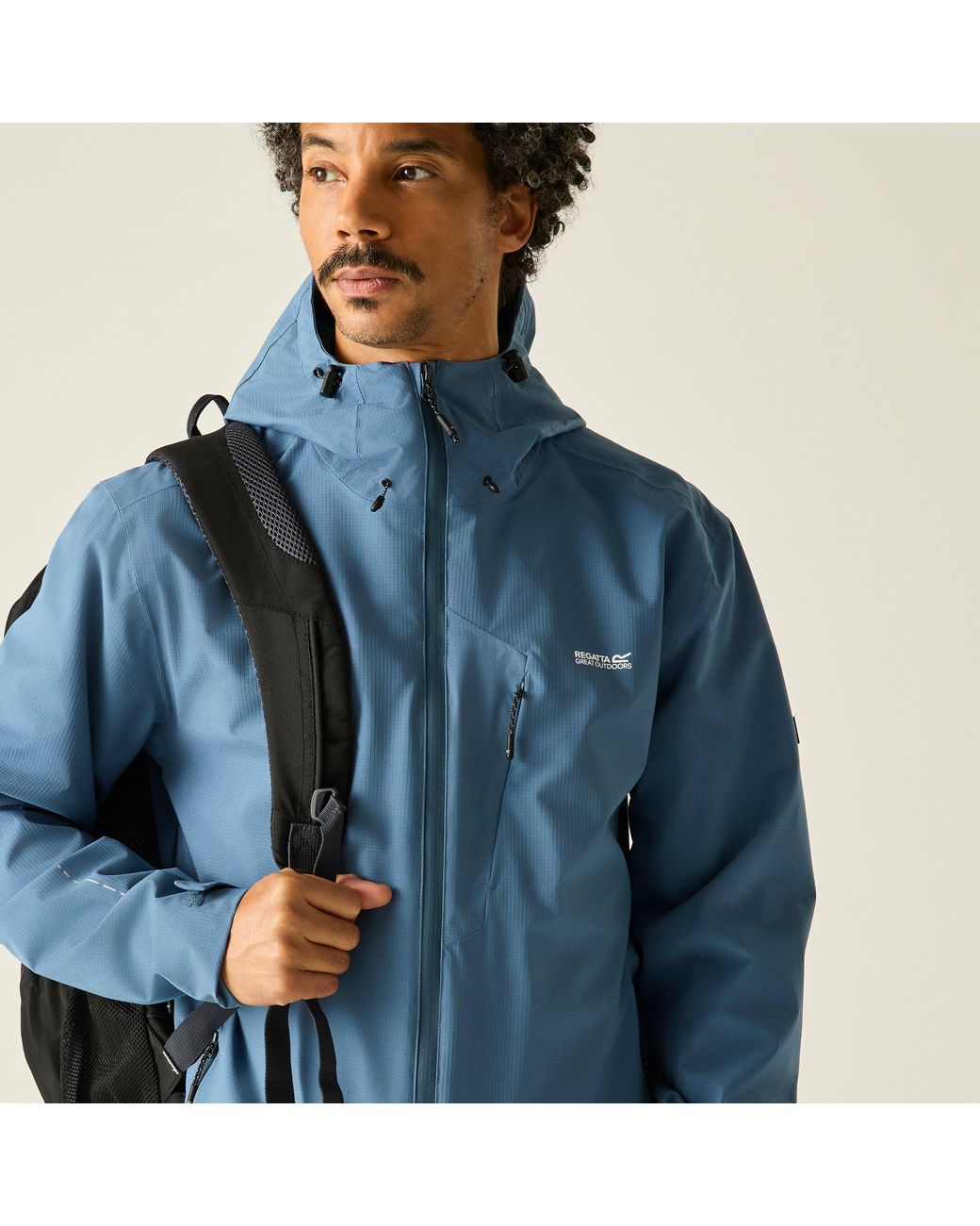 Regatta Blue Oklarna Waterproof Isotex Jacket for men