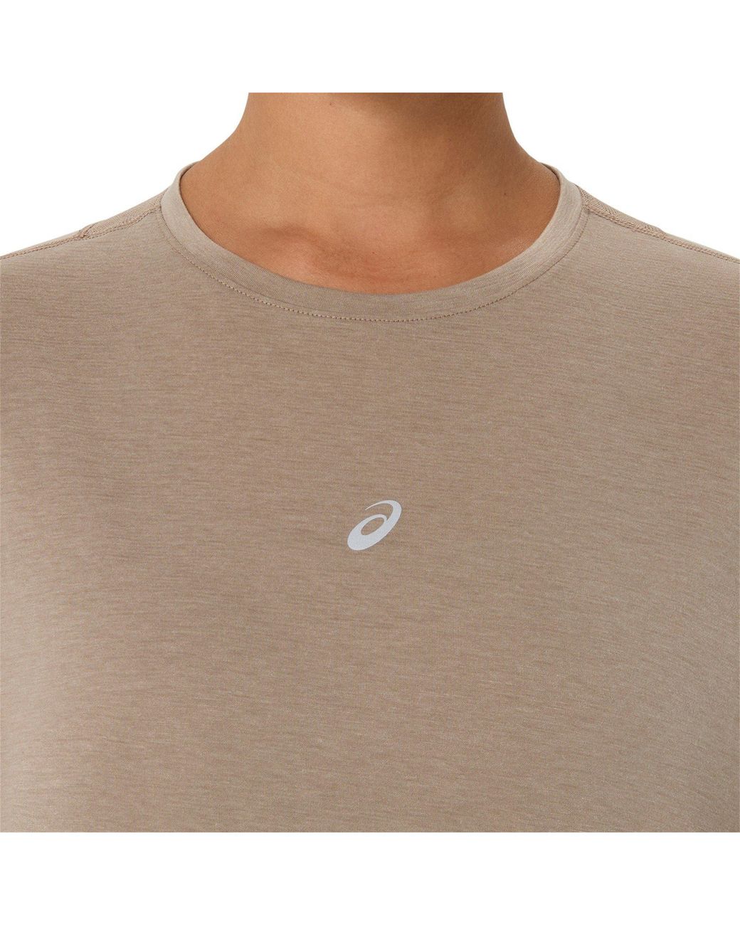 Asics Brown Nagino Short Sleeve Running T-Shirt