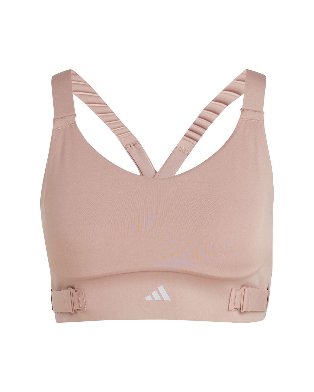 Adidas Pink Fastim High Impact Non Wired Sports Bra