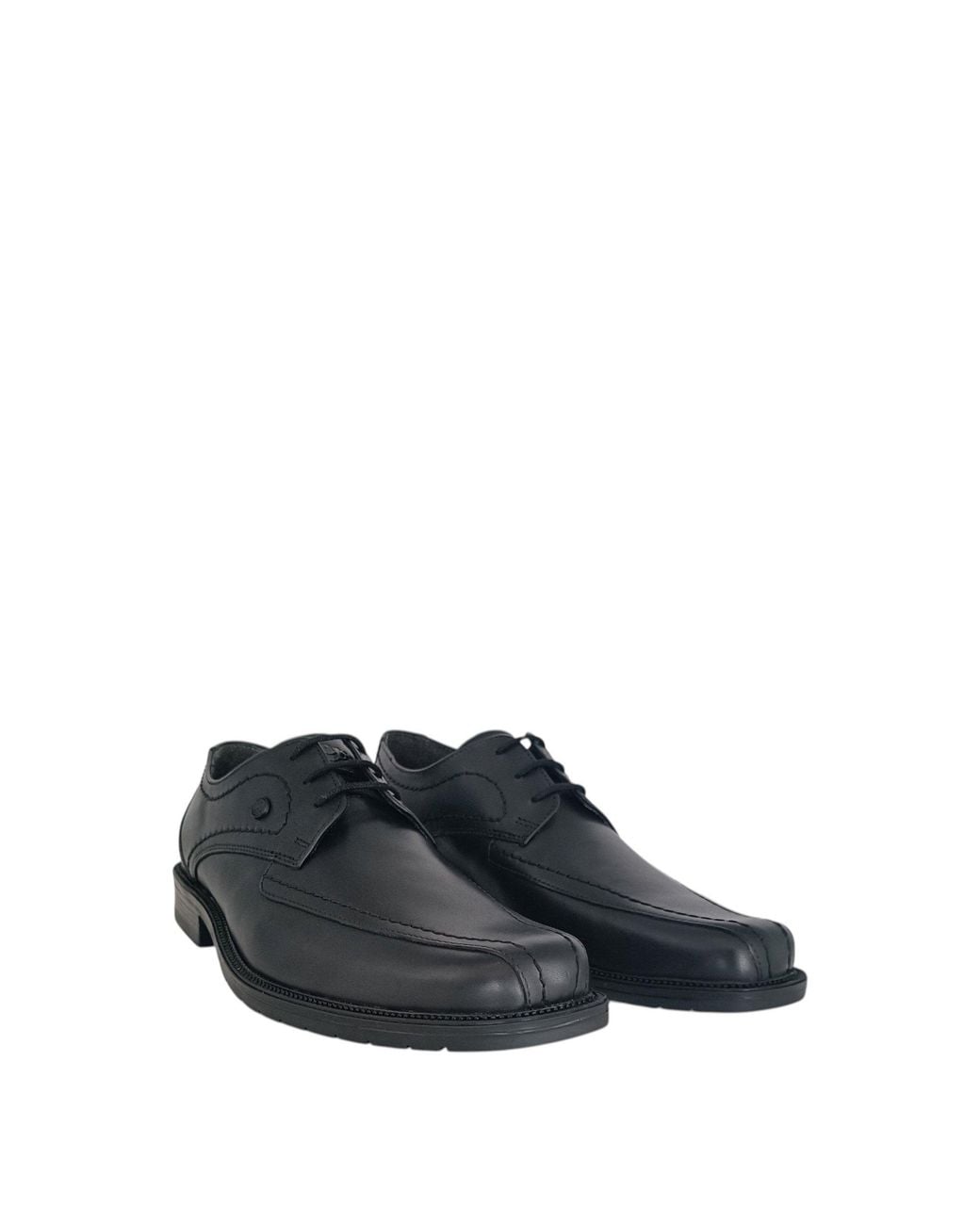 Pretty Green Black Glinton Lace Moc Toe Formal Shoes for men