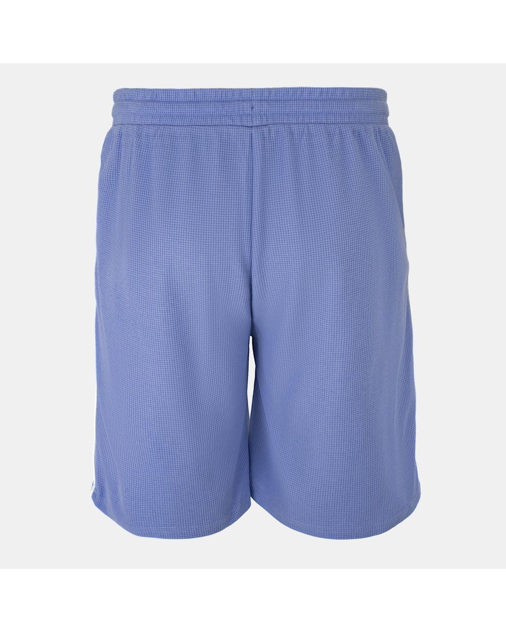 Fabric Blue Waffle Shorts for men