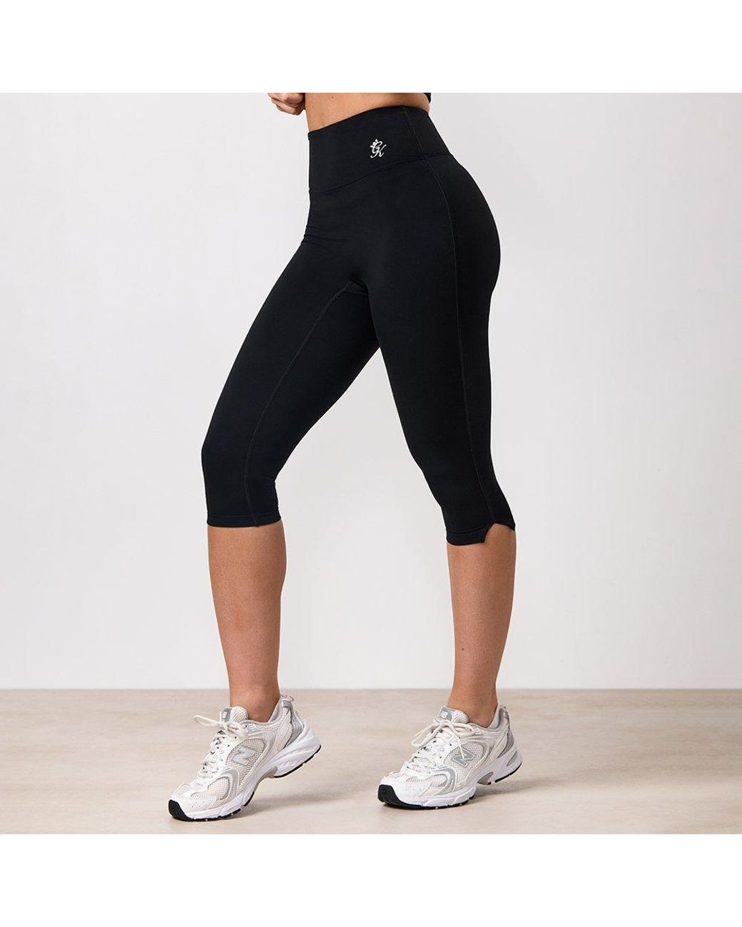 Gym King Black 365 Capri Legging