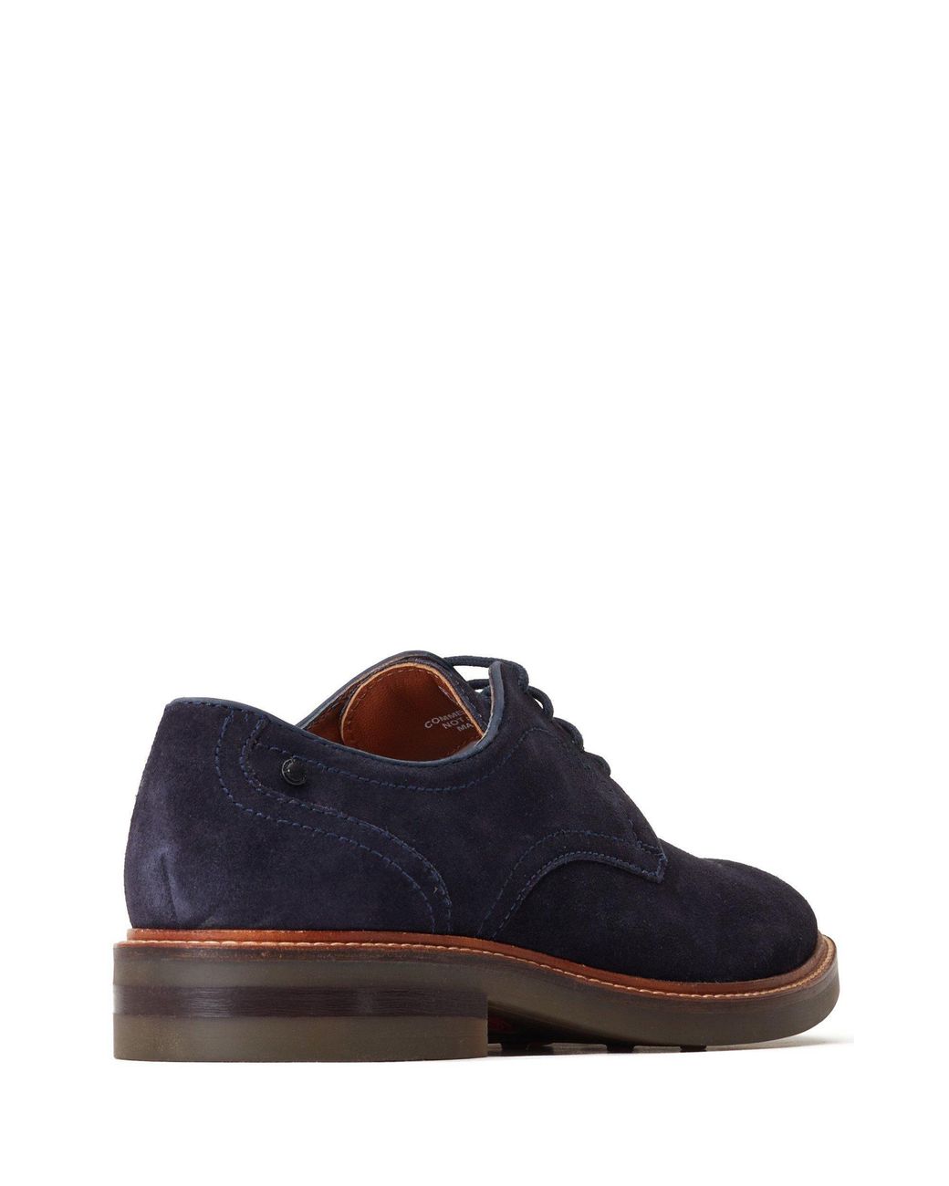 Base London Blue Mawley Derby Shoe for men