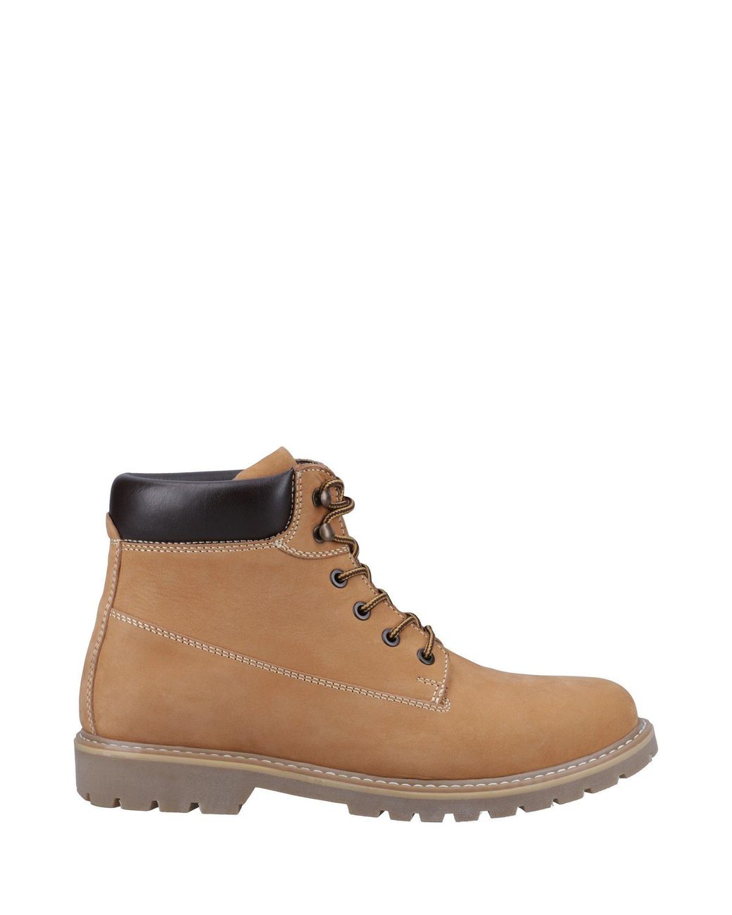 Cotswold Brown Pitchcombe Waterproof Leather Flat Ankle Boots for men