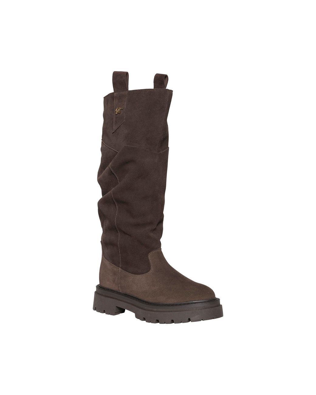 Steve Madden Brown Kiona Suede Knee High Boots