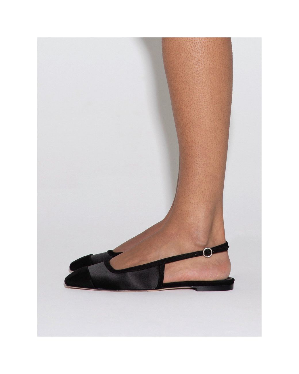 Aeyde White Geraldine Leather Ballet Pumps