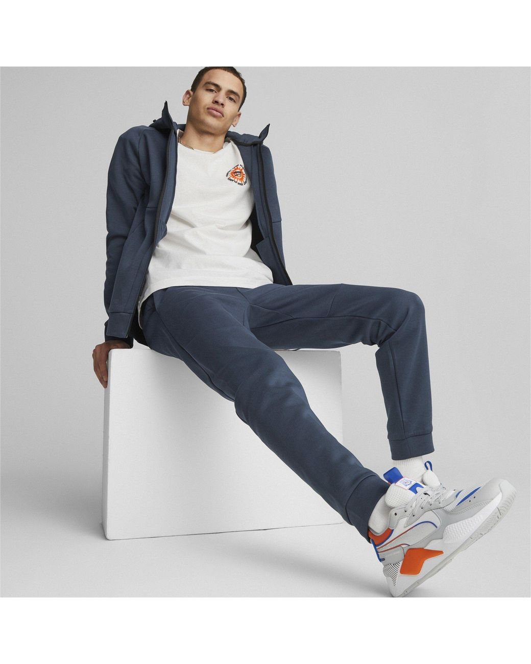PUMA Blue Tech Open Hem Poly Jogger for men