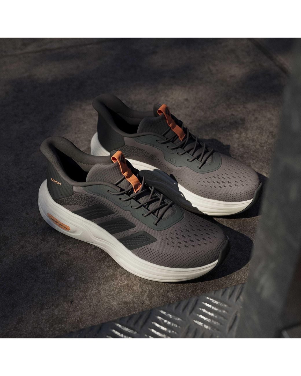 Adidas Brown Cloudfoam Cux for men