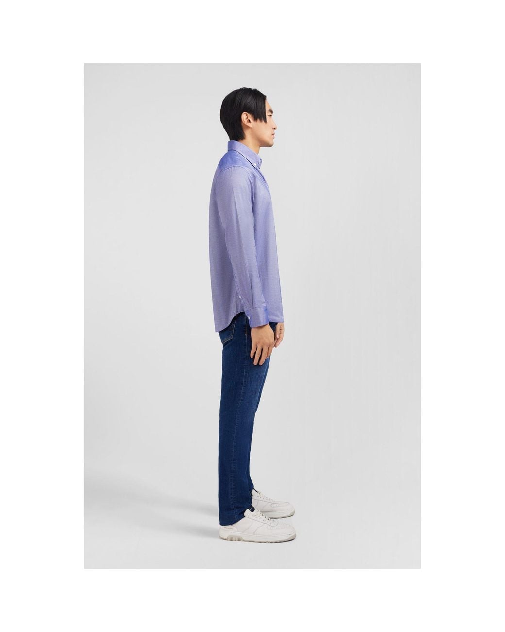 Eden Park Blue Cotton Shirt for men