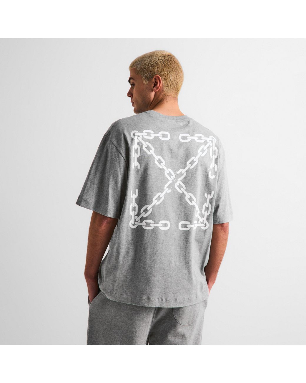 Off-White c/o Virgil Abloh Gray Off T Shirt for men
