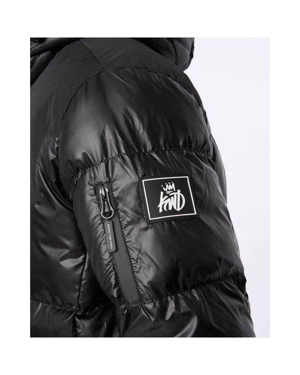 Kings Will Dream Black Ascend Puffer Jacket for men