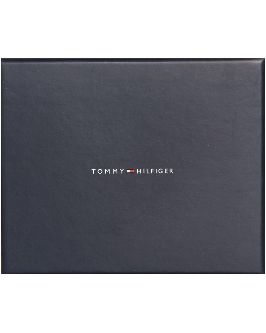 Tommy Hilfiger Black Leather Card Holder for men