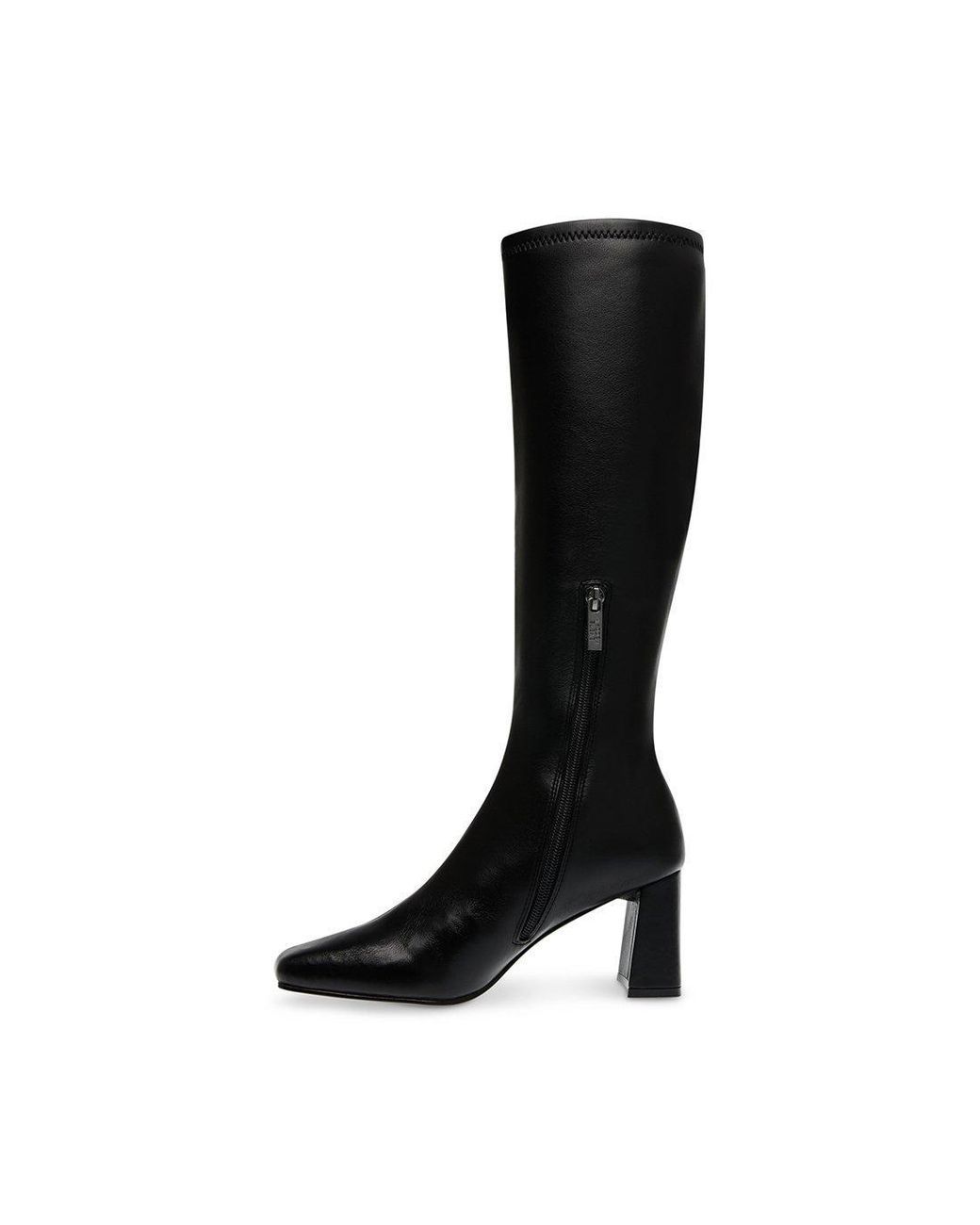 Steve Madden Black Holly Knee-High Boots