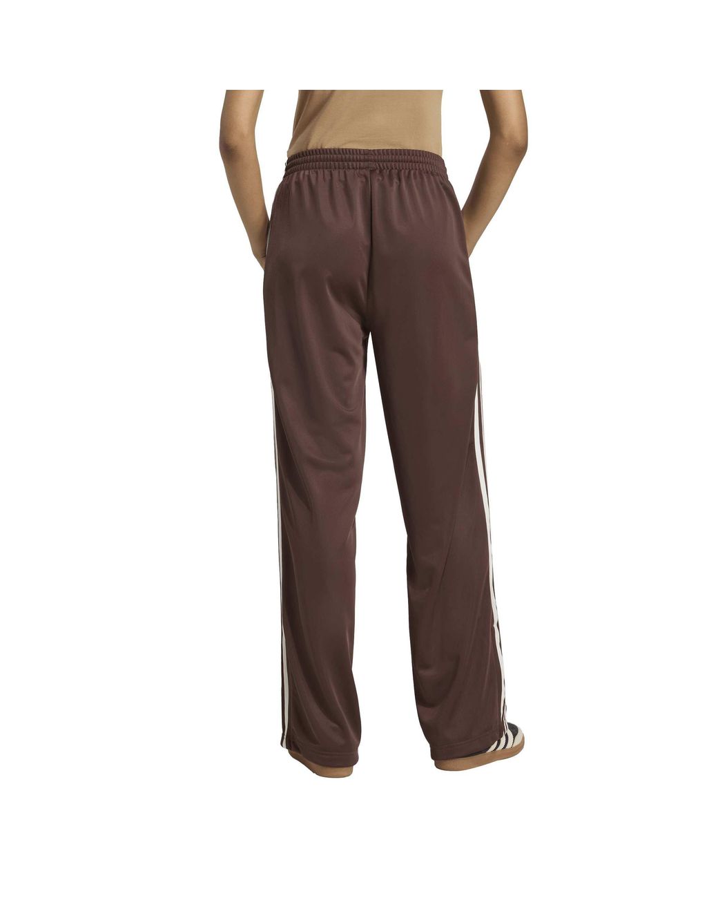 Adidas Originals Brown Firebird Relaxed-Fit Tracksuit Bottoms