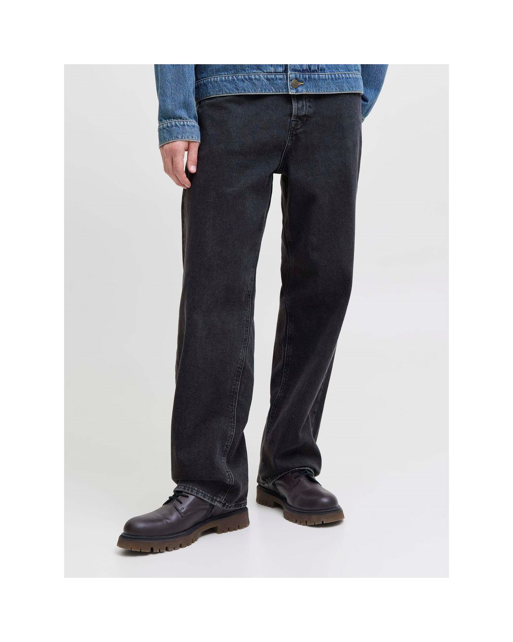 Jack & Jones Blue Alex Wide Leg Jeans for men