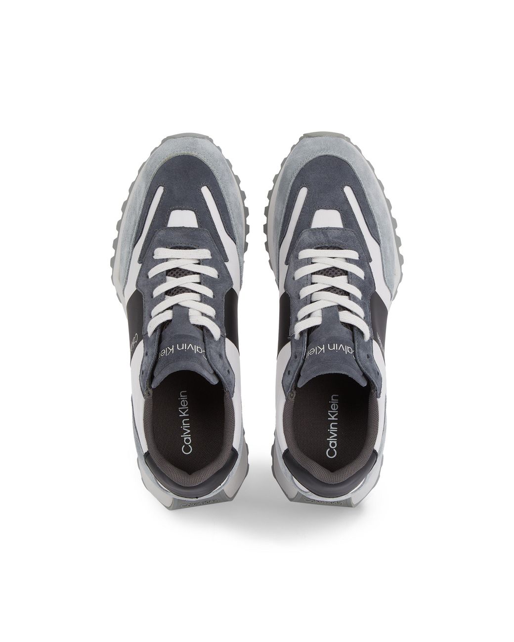 Calvin Klein Gray Suede Trainers for men