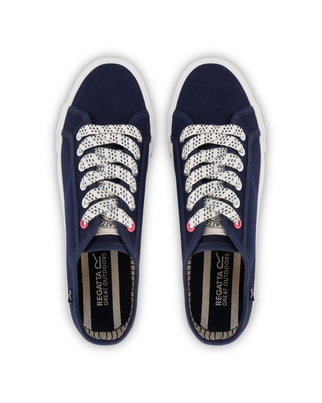Regatta Blue Marine Canvas Trainers
