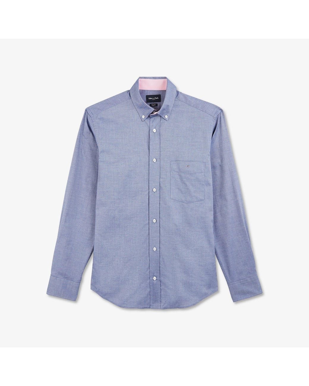 Eden Park Blue Cotton Shirt for men
