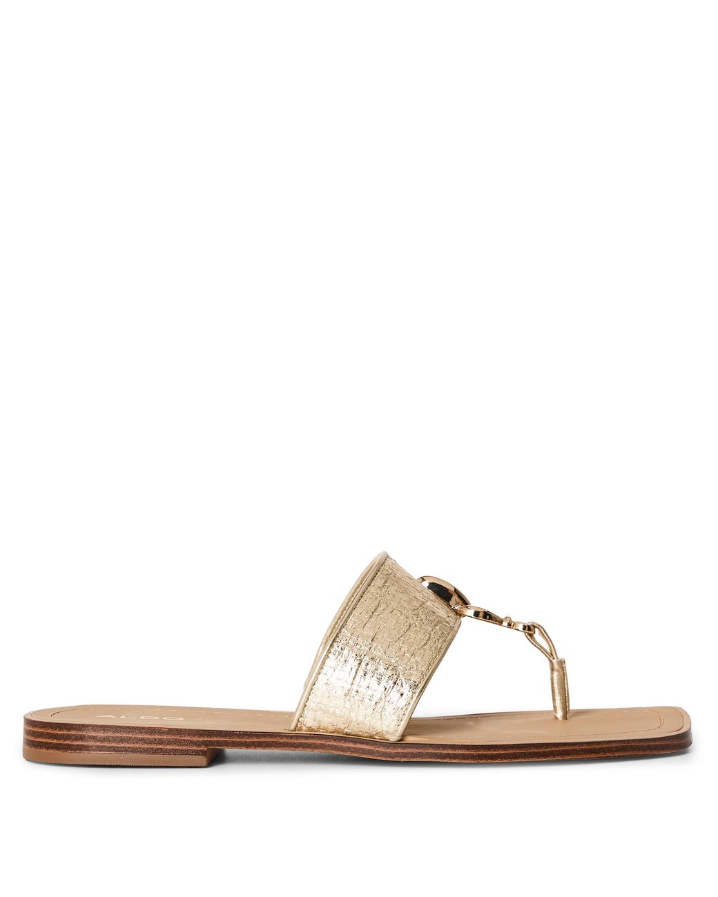 ALDO Natural Flat Sandals