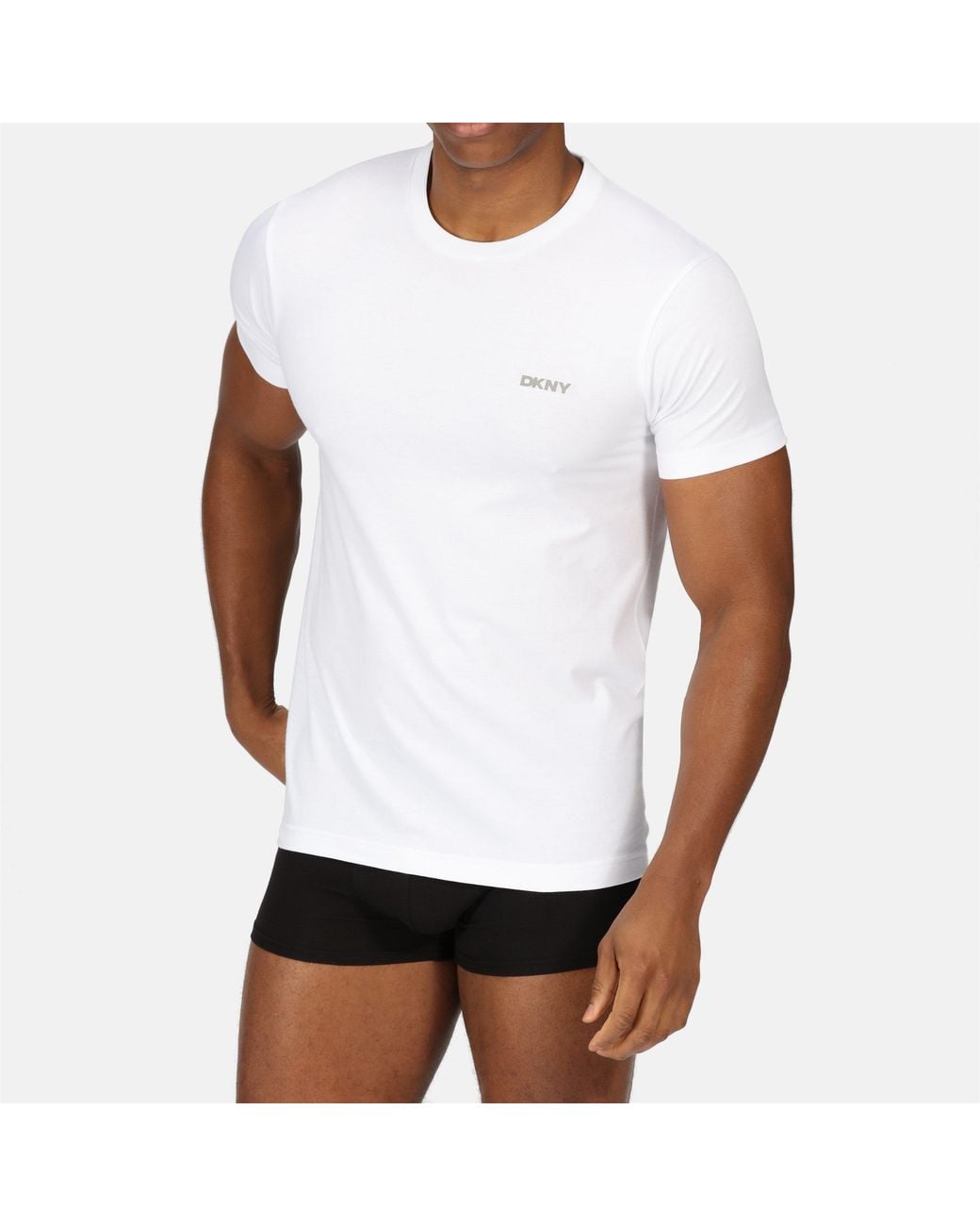 DKNY Blue 3 Pack Short Sleeve T-Shirts Giants for men