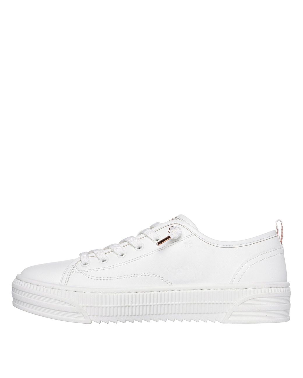 Skechers White Low-Top Trainers