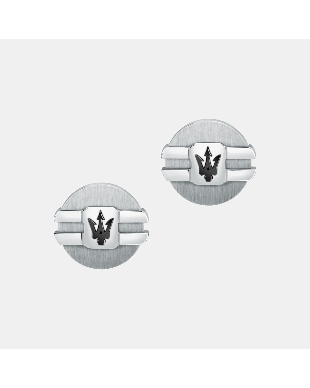 Maserati Jewellery Metallic Maserati Cufflinks for men