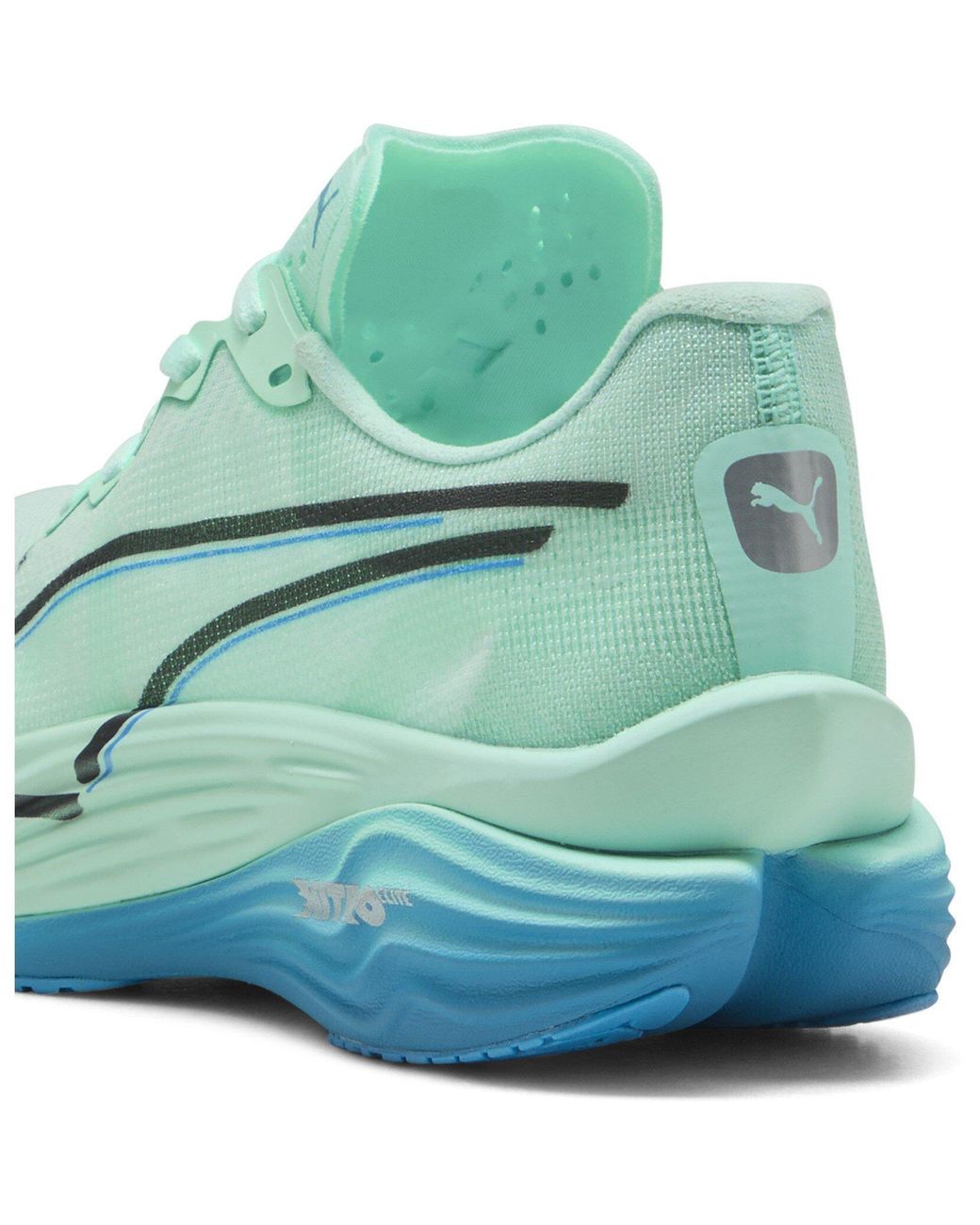 PUMA Green Deviate Nitro Elite 3 Road Running Shoes