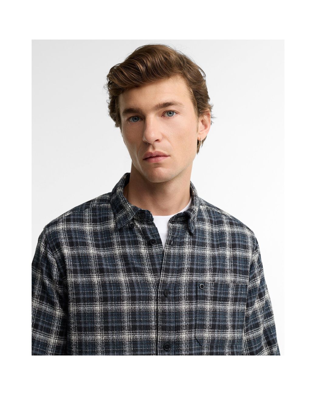Barbour Gray Long-Sleeved Shirt for men