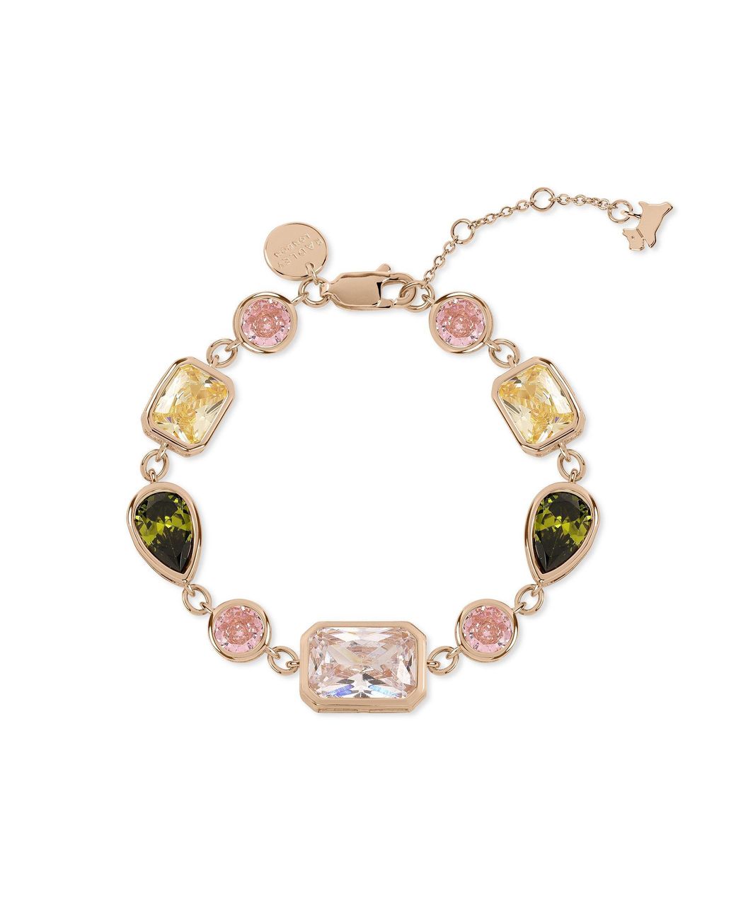 Radley Metallic 18Ct Plated Czech Stone Bracelet