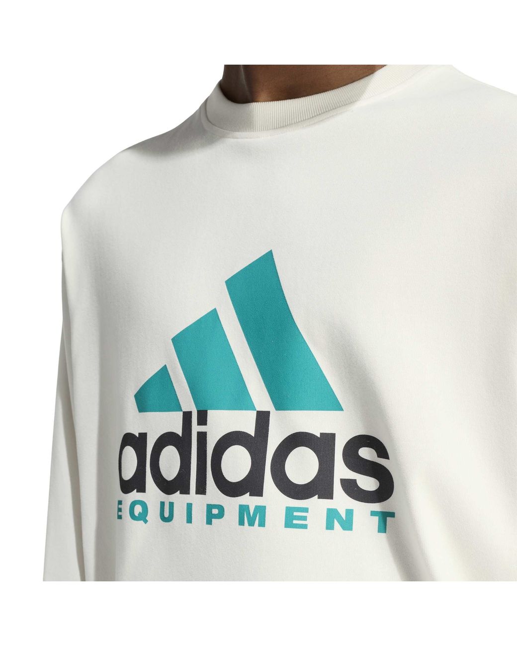 Adidas Originals White Equipment Essentials T-Shirt Asia Sizing Kr3967 for men