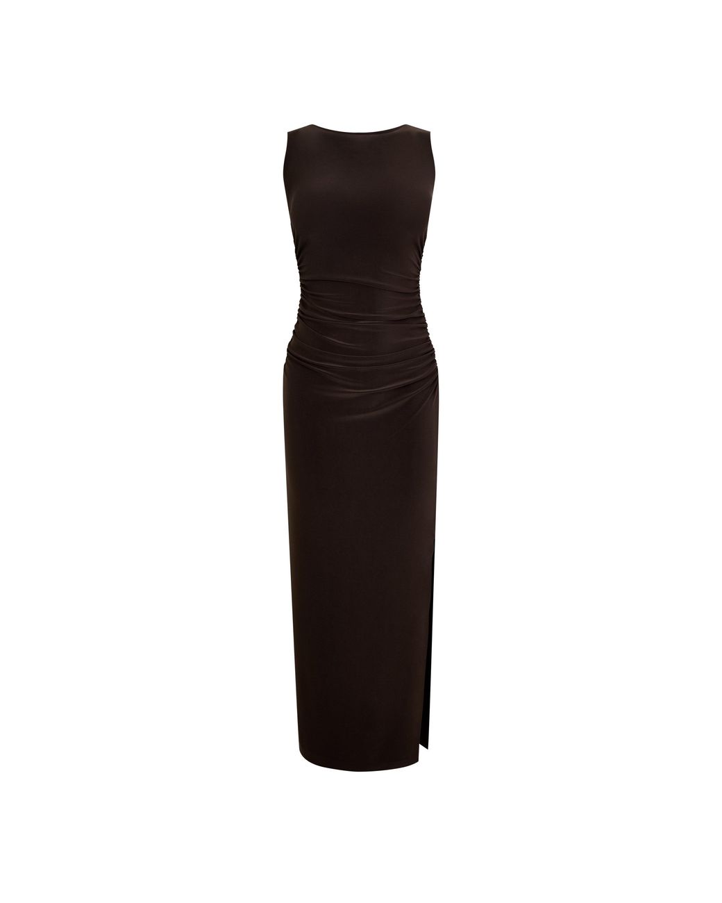Norma Kamali Black Sleeveless Maxi Dress