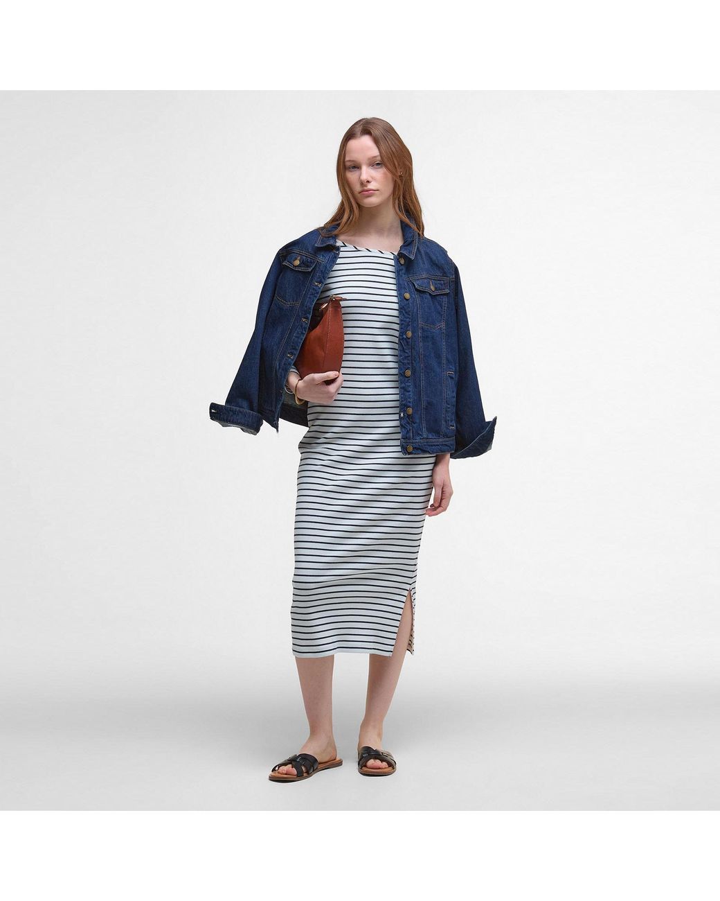 Barbour Gray Blake Bodycon Dress