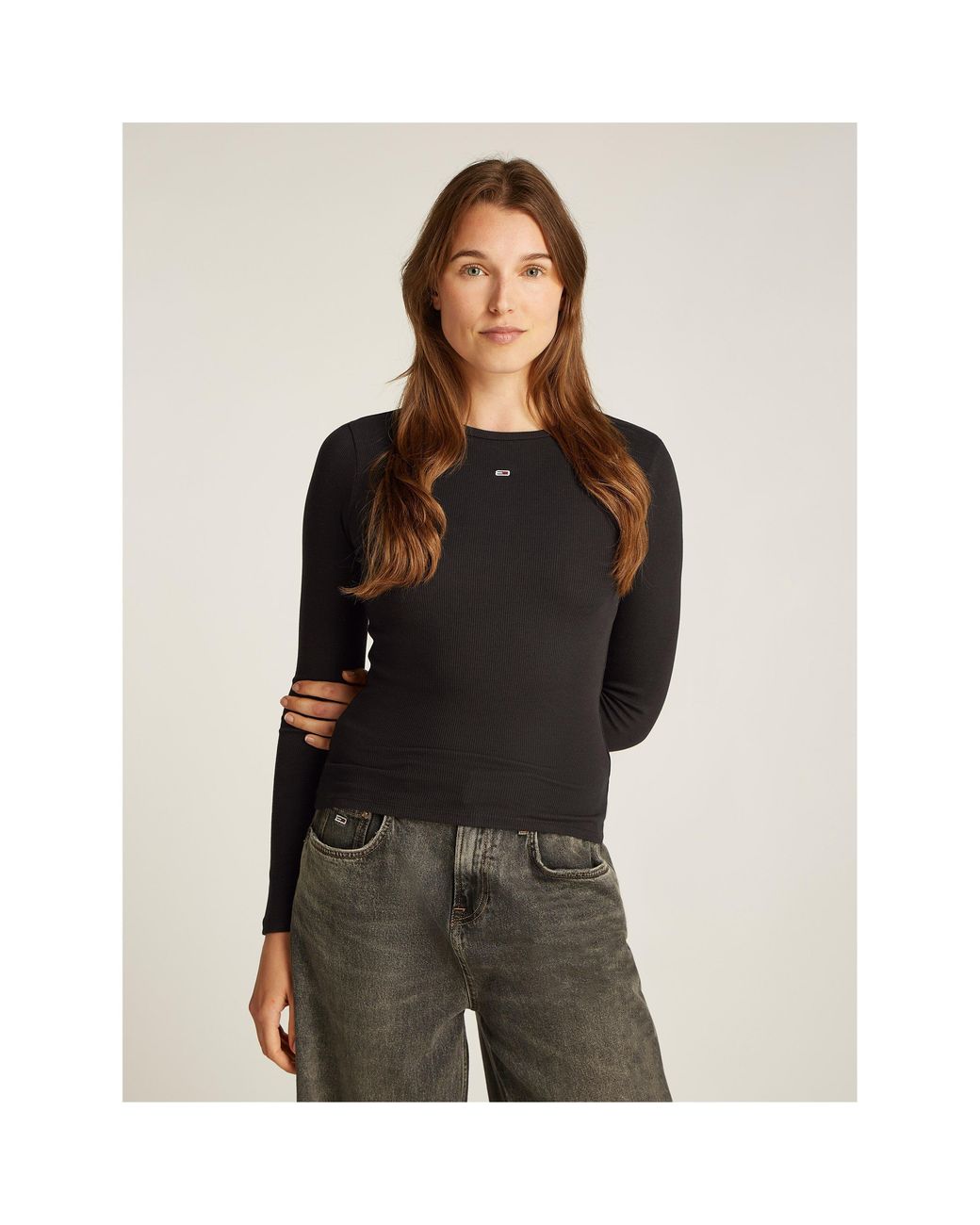 Tommy Hilfiger Black Long-sleeved T-shirt