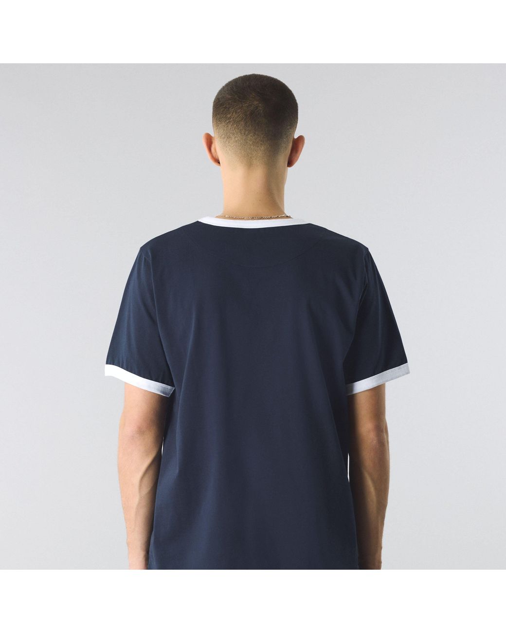 Pretty Green Blue Eclipse Ringer Regular Fit T-Shirt for men