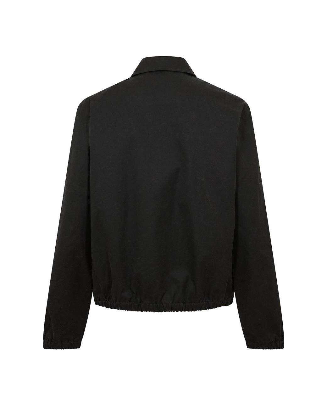 AMI Black Embossed Harrington Jacket for men
