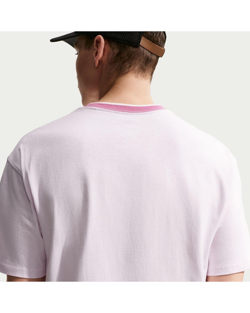 Nike Purple Retro Golf Cotton Oversized T-Shirt for men