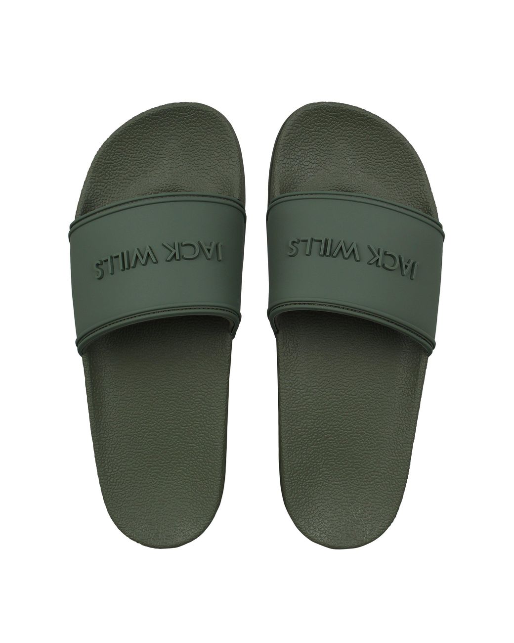 Jack Wills Green Logo Sliders