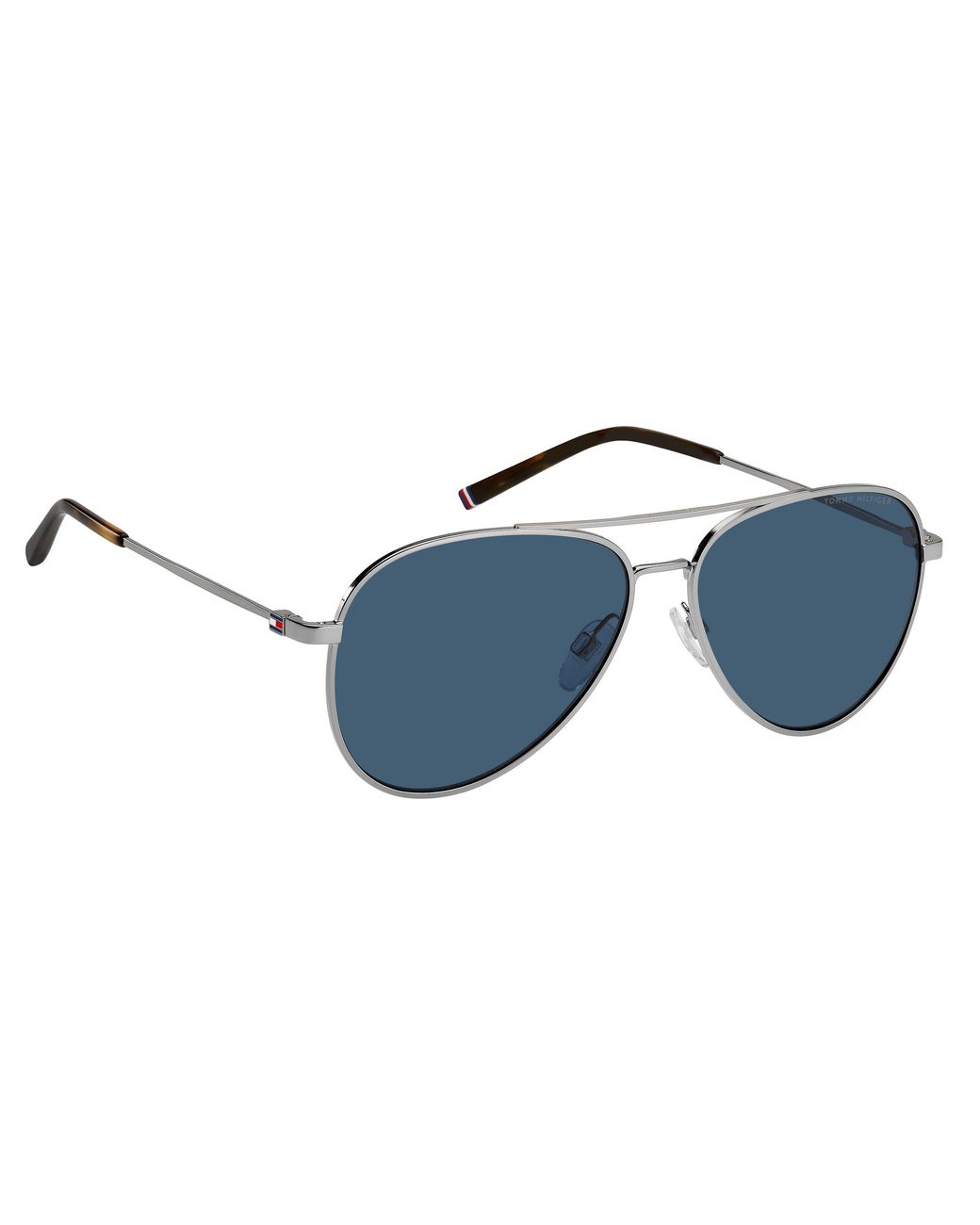 Tommy Hilfiger Blue Pilot Aviator Sunglasses for men