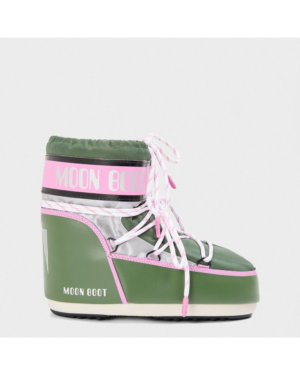 Moon Boot Green Water Resistant Snow Boots