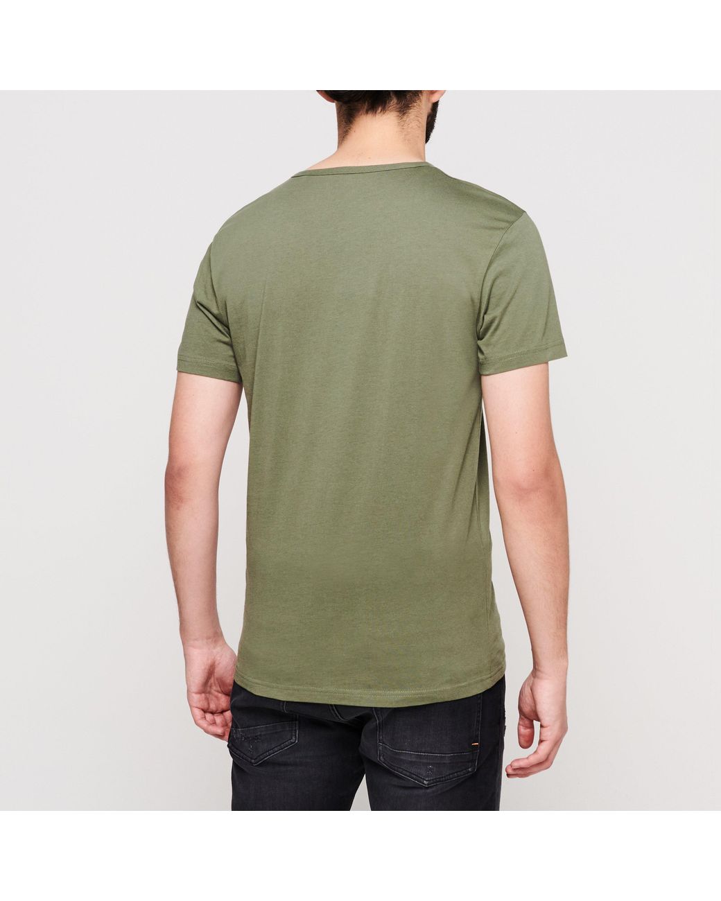 Paul Smith Green Regular Fit Chest Logo T-Shirt for men