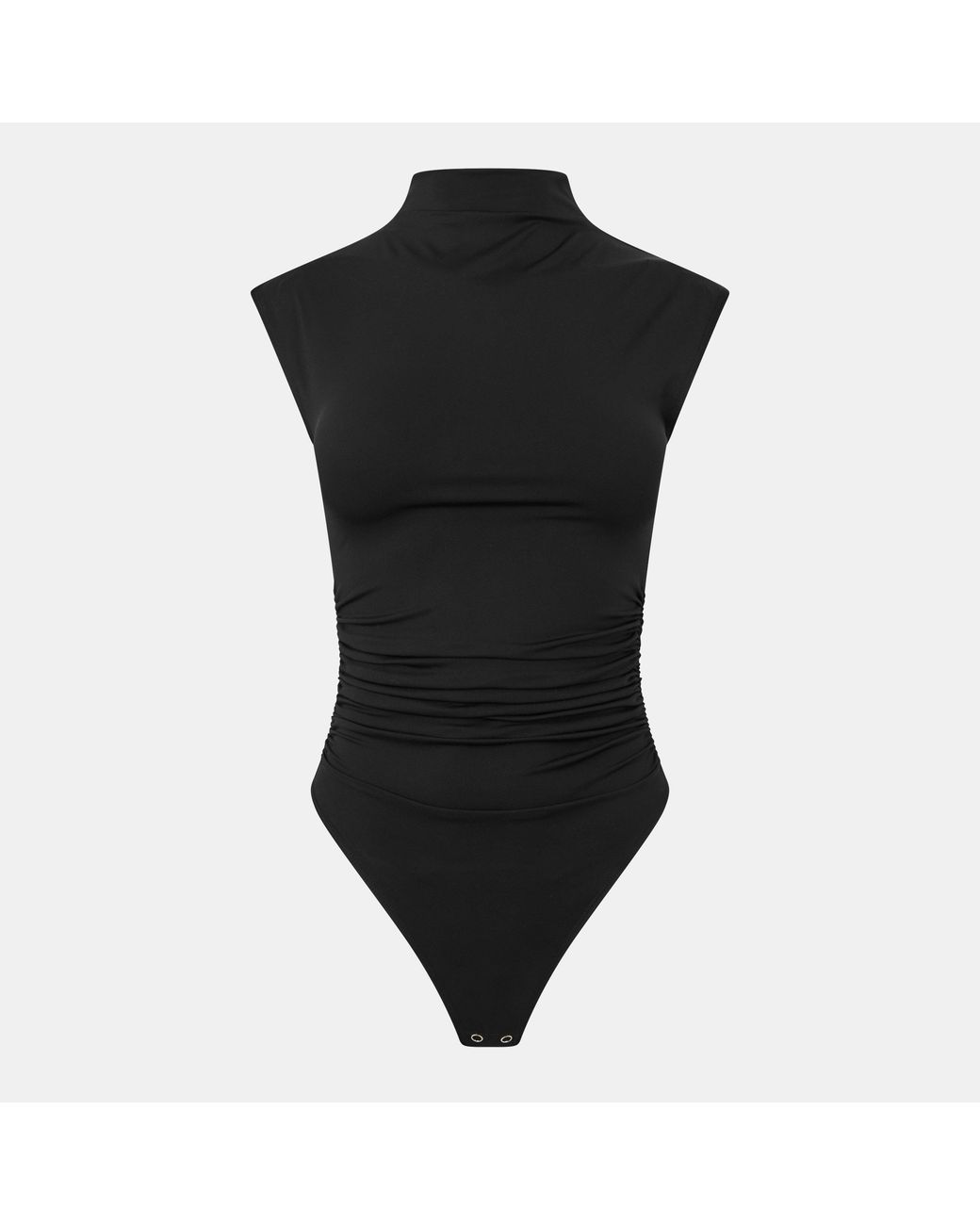 GOOD AMERICAN Black Scuba Bodysuit