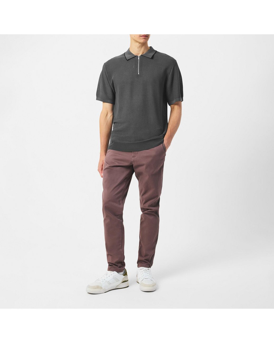 Jack & Jones Purple Marco Bowie Chinos for men