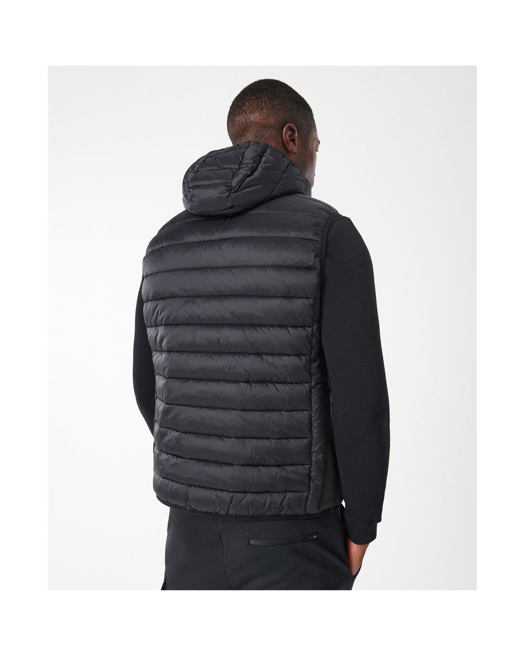 Barbour Black Ouston Gilet for men