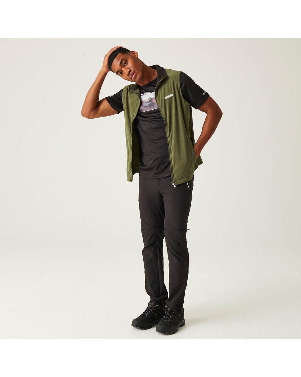 Regatta Green Tobias Ii Fleece Bodywarmer for men