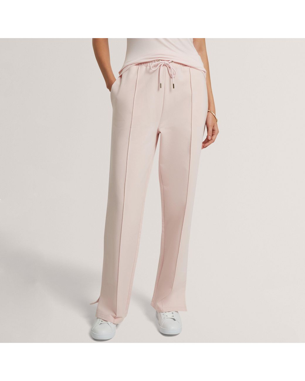 Ted Baker Pink Pintuck Detail Jogger